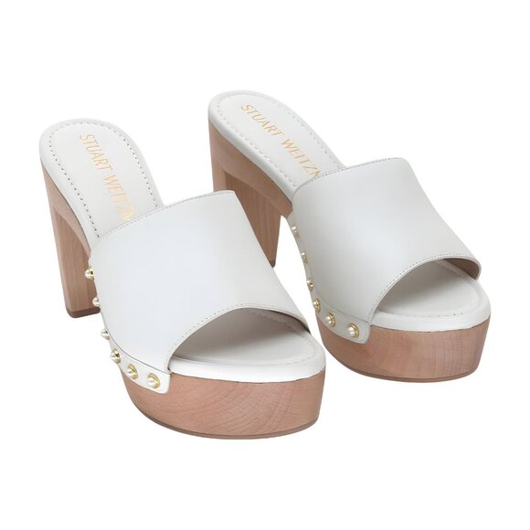 Stuart Weitzman Shoes - Stuart Weitzman Pearl Clog 85 Sandal Women's Shoes Size 10 B
